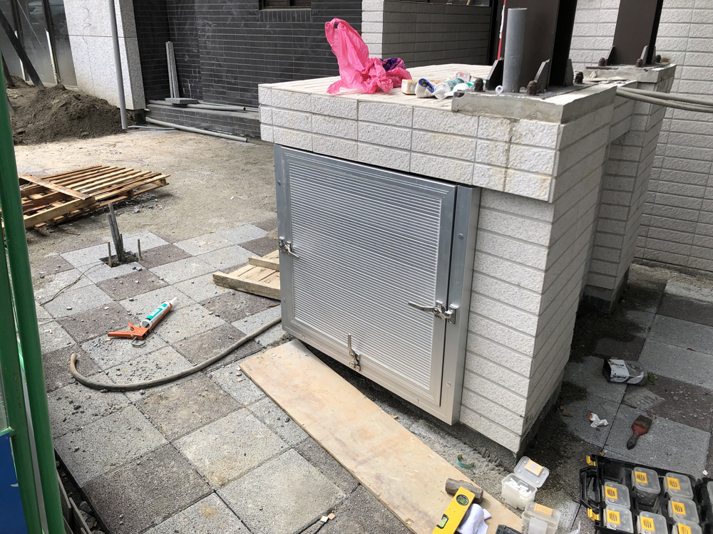 排風口一片式防水閘門